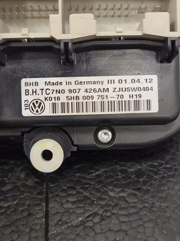 Panel klimatyzacji Volkswagen OE 7N0907426AM Caddy