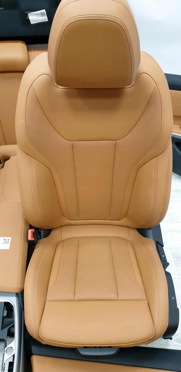 Kompletne Wnętrze BMW G20 Cognac Fotel Boczki KHKC